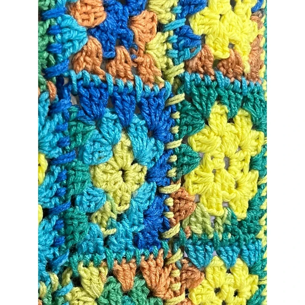Handmade bright crochet